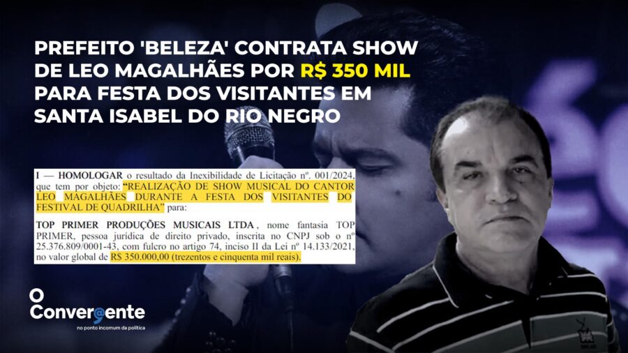 Prefeito Beleza Contrata Show De Leo Magalh Es Por R Mil Para