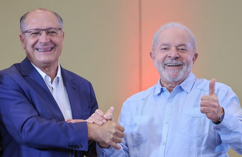 Geraldo Alckmin participa de evento com sindicalistas, discursa e grita: ‘Viva Lula!’