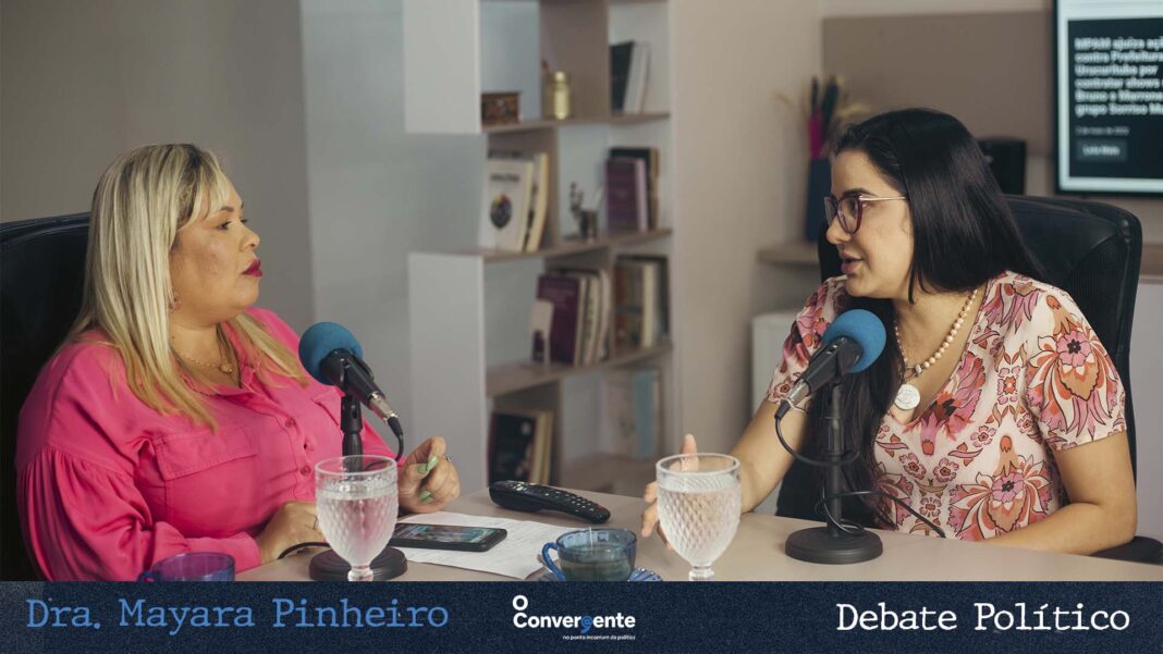 Mayara Pinheiro fala sobre pré-candidatura, mulher na política e saúde da mulher no Amazonas durante entrevista no quadro ‘Debate Político’