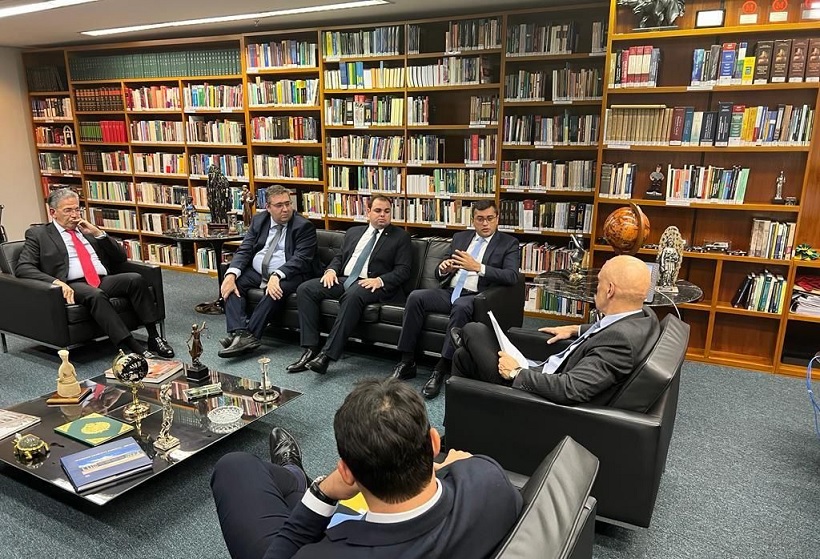 Wilson Lima reúne com Alexandre de Moraes, propõe debate com técnicos do Amazonas e entra com nova ADI no STF para derrubar decretos que prejudicam a ZFM
