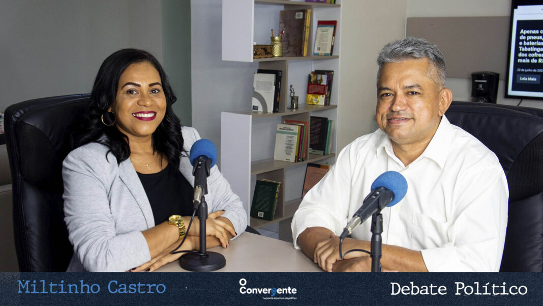 ‘Político não tem que ter medo do povo’, diz Miltinho Castro em entrevista no quadro ‘Debate Político’, do O Convergente