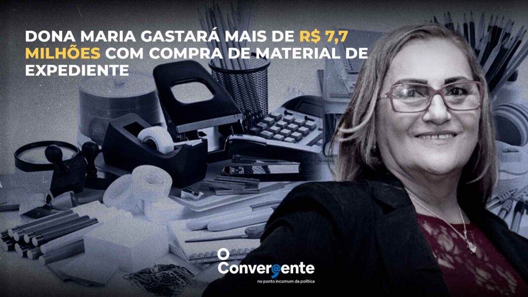 Prefeita de Beruri realiza mais um gasto milionário de mais de R$ 7,7 milhões para compra de material de expediente