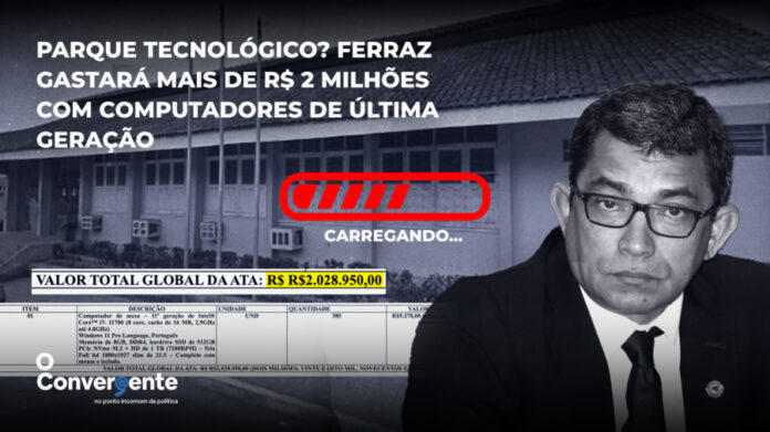 Iranduba Contrato milionário em compra de computadores é fechado por Augusto Ferraz