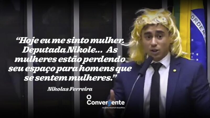 Nikolas Ferreira faz discurso transfóbico e pode ser cassado