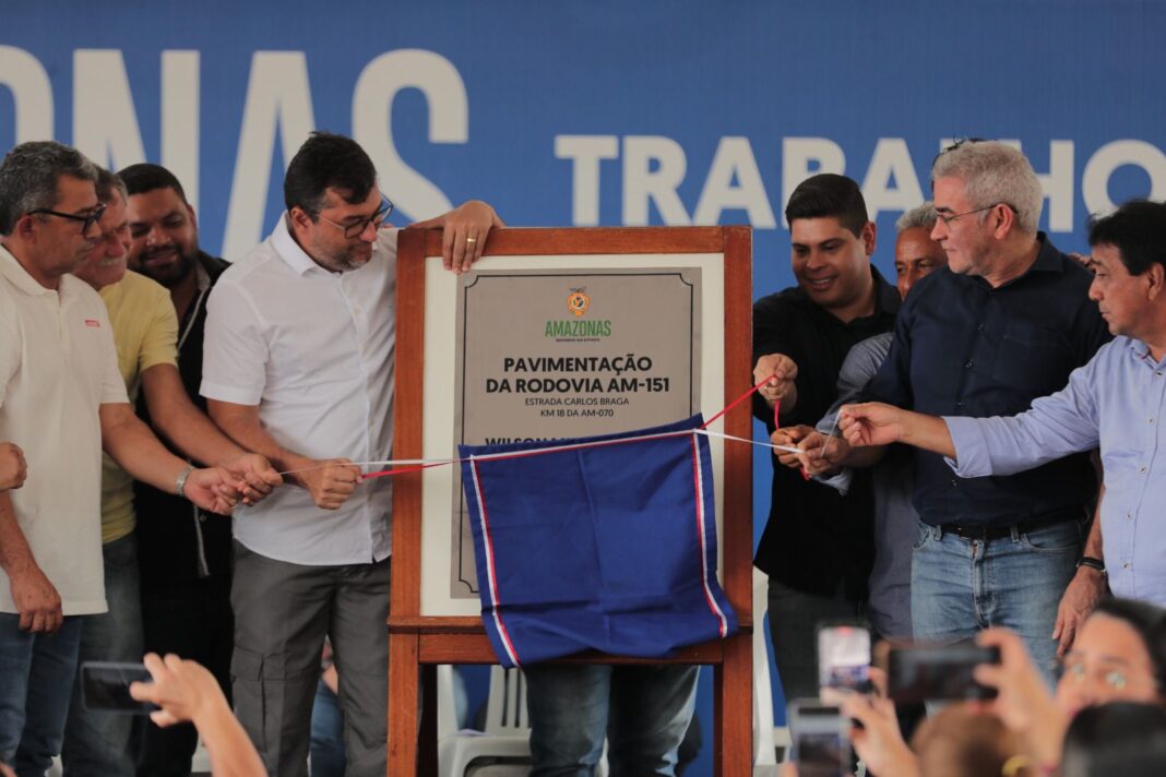 Governador entrega rodovia Carlos Braga, agora AM-151 revitalizada em Iranduba