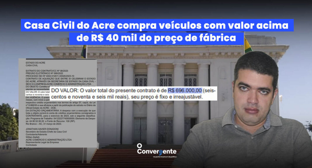 Acre - compra veículos - Casa Civil