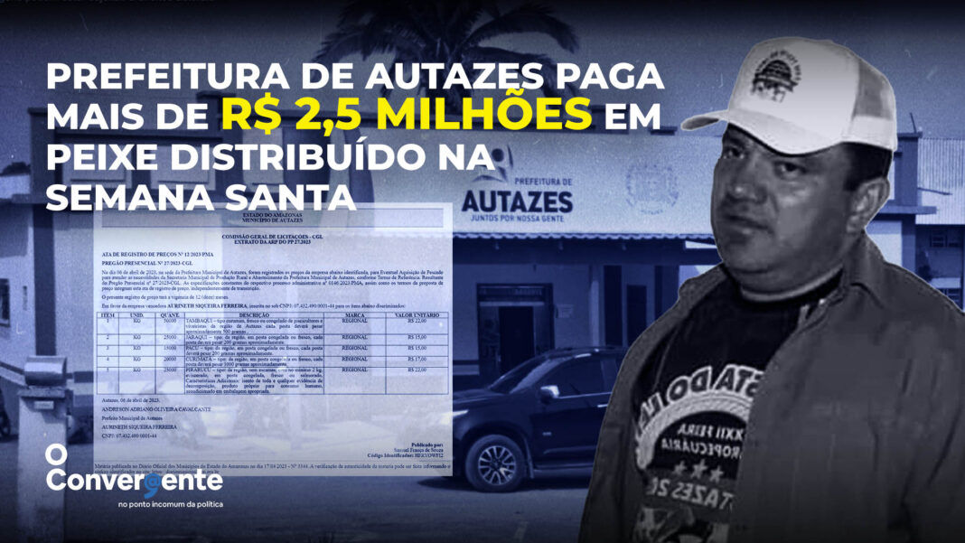 Prefeitura de Autazes - Compra de peixe - prefeito Andreson Cavalcante