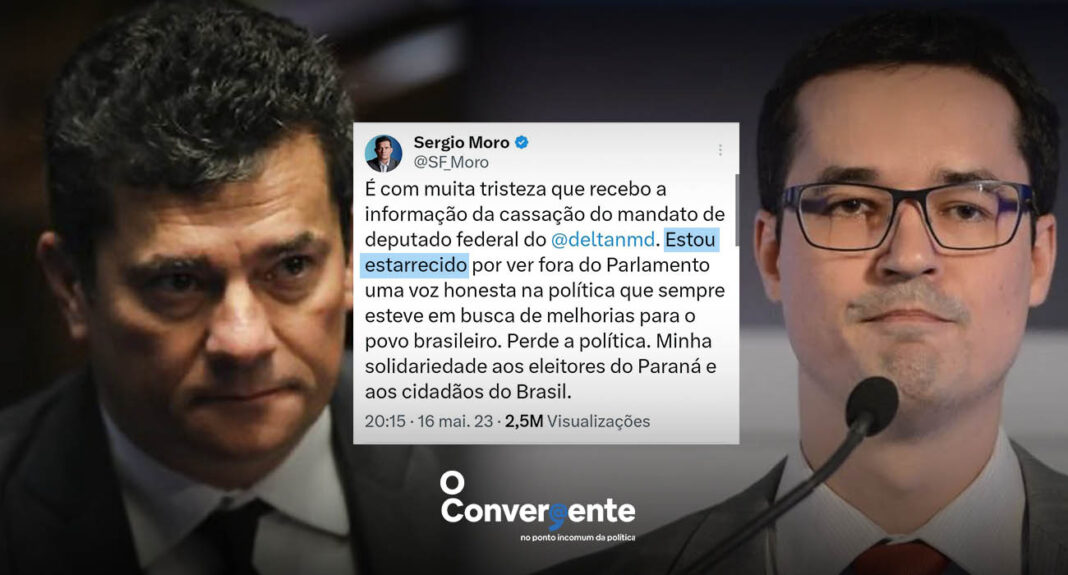 'Estou estarrecido', diz Sergio Moro ao saber da cassação do mandato de Deltan Dallagnol