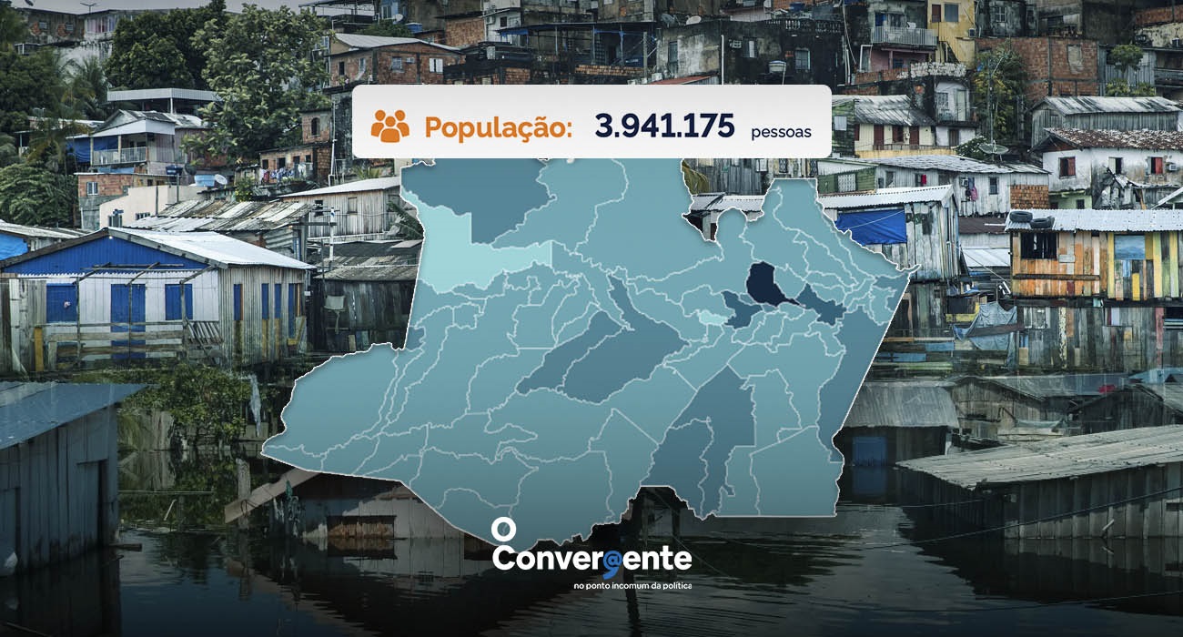 Amazonas continua com o maior número de moradores