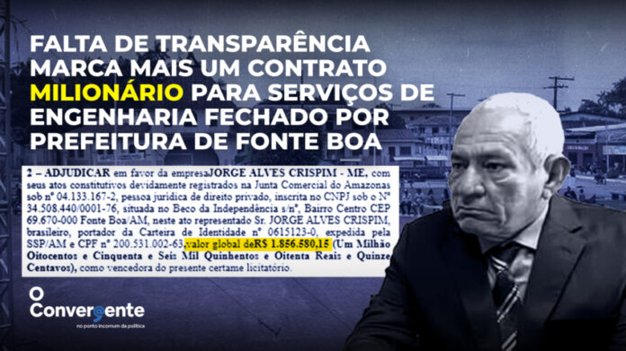 capa município Falta de transparência marca mais um contrato milionário para serviços de engenharia fechado por prefeitura de Fonte Boa