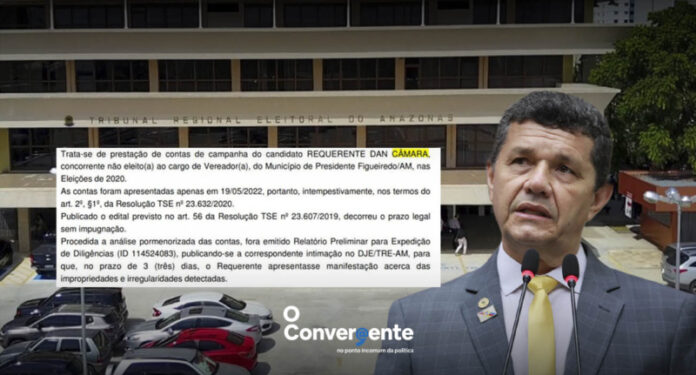 capa dan Dan Câmara tem prestação de contas reprovada por TRE-AM