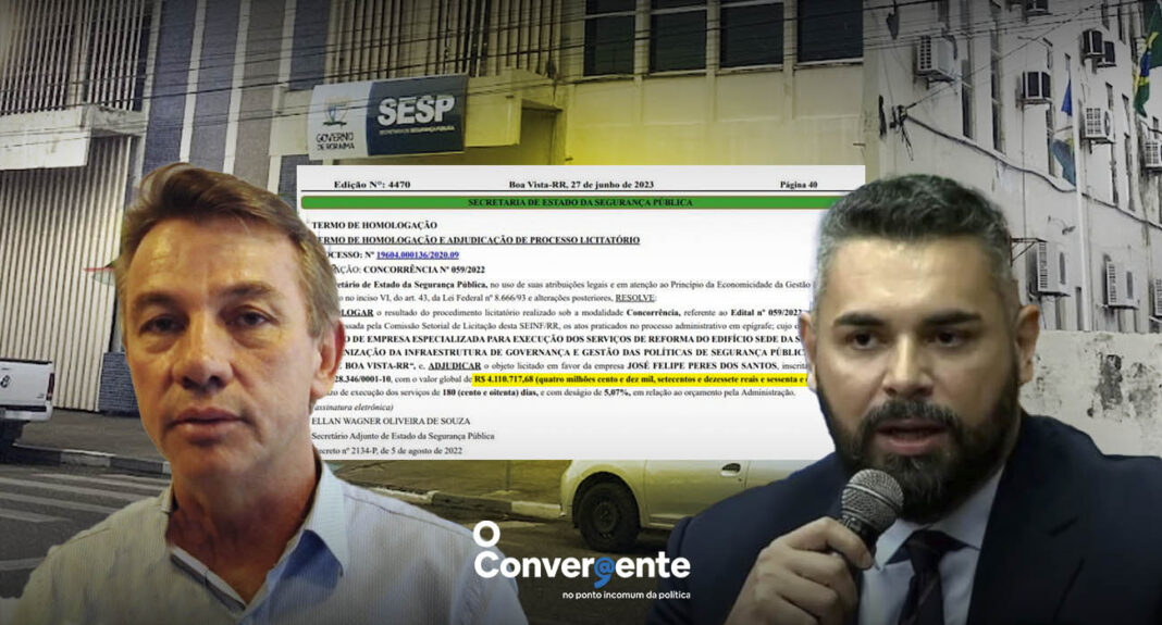 Denarium secretaria de segurança reforma