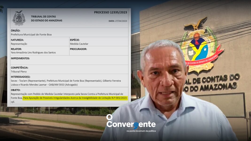 Prefeitura de Fonte Boa é alvo do TCE AM por fechar contrato de quase R$ 4,5 milhões para serviços de advocacia