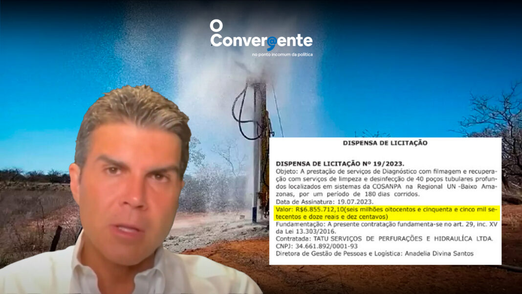 Governo do Pará dispensa licitação para recuperar poços de água via Cosanpa por R$ 6,8 milhões