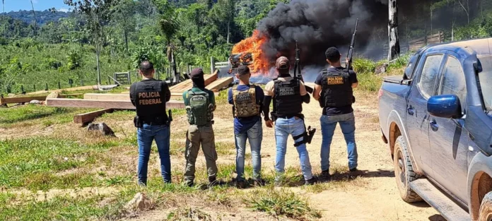 PF e Ibama combatem garimpo ilegal no Vale do Javari