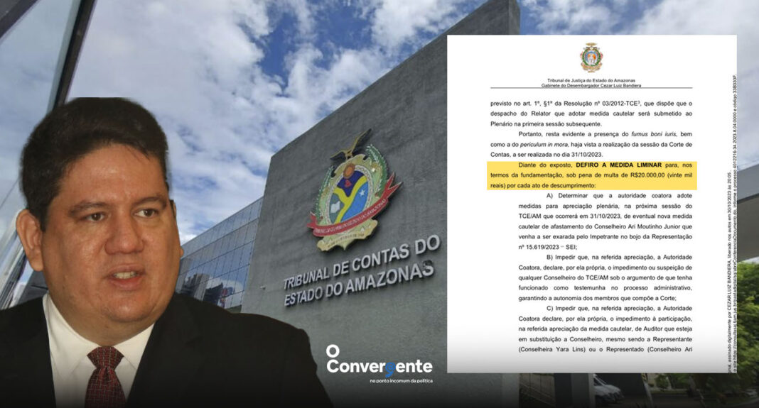 Por determinação da justiça, TCE-AM julga afastamento de Ari Moutinho na sessão desta terça (31/10)