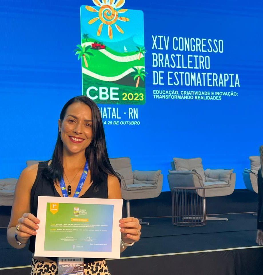 Aluna da UEA conquista primeiro lugar no XIV Congresso Brasileiro de Estomaterapia