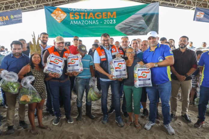 WILSON Governo do AM realiza ações para garantir acesso à água potável e à alimentação às famílias afetadas por estiagem