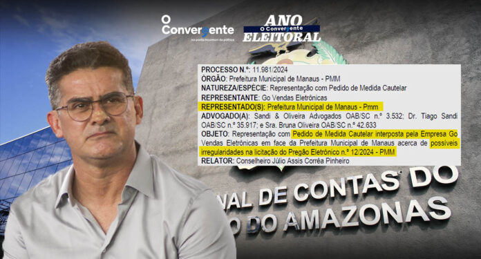 David Almeida, Irregularidades, Licitação, TCE-AM,