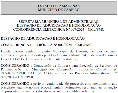 Amazonas, Obra, Prefeito, Careiro Castanho, Pavimentação,