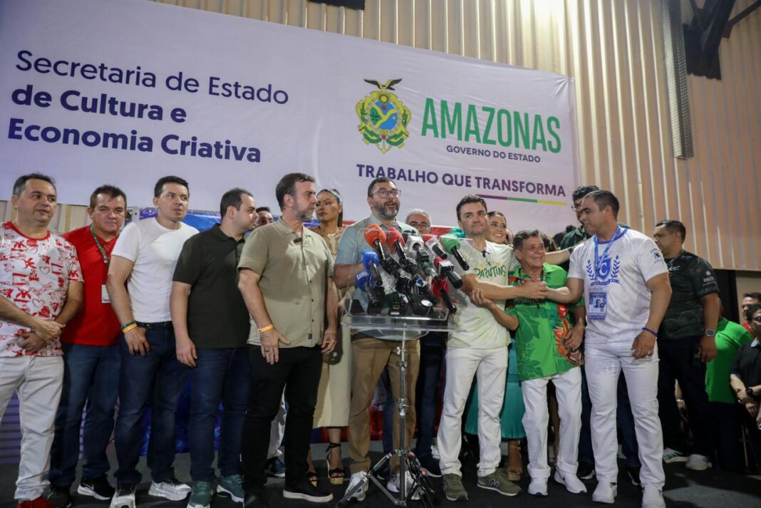 Iniciando um novo ciclo no Festival de Parintins, o governador do Amazonas, Wilson Lima, apresentou na primeira noite de apresentações do 57º Festival de Parintins, que aconteceu nesta sexta-feira (28), uma nova proposta de ampliação do Bumbódromo, palco do Festival.