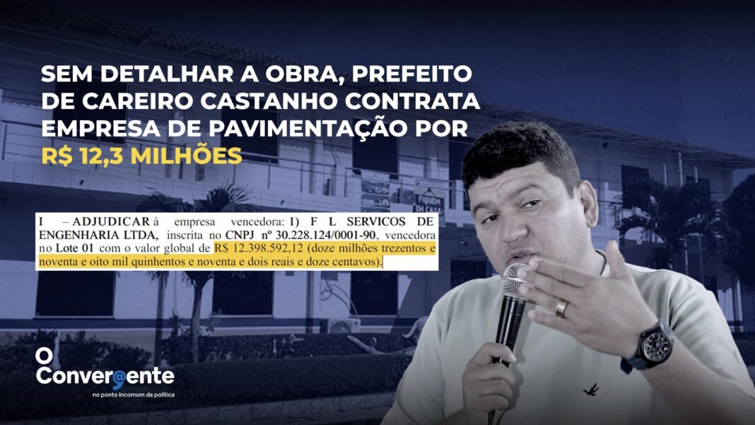 Amazonas, Obra, Prefeito, Careiro Castanho, Pavimentação,