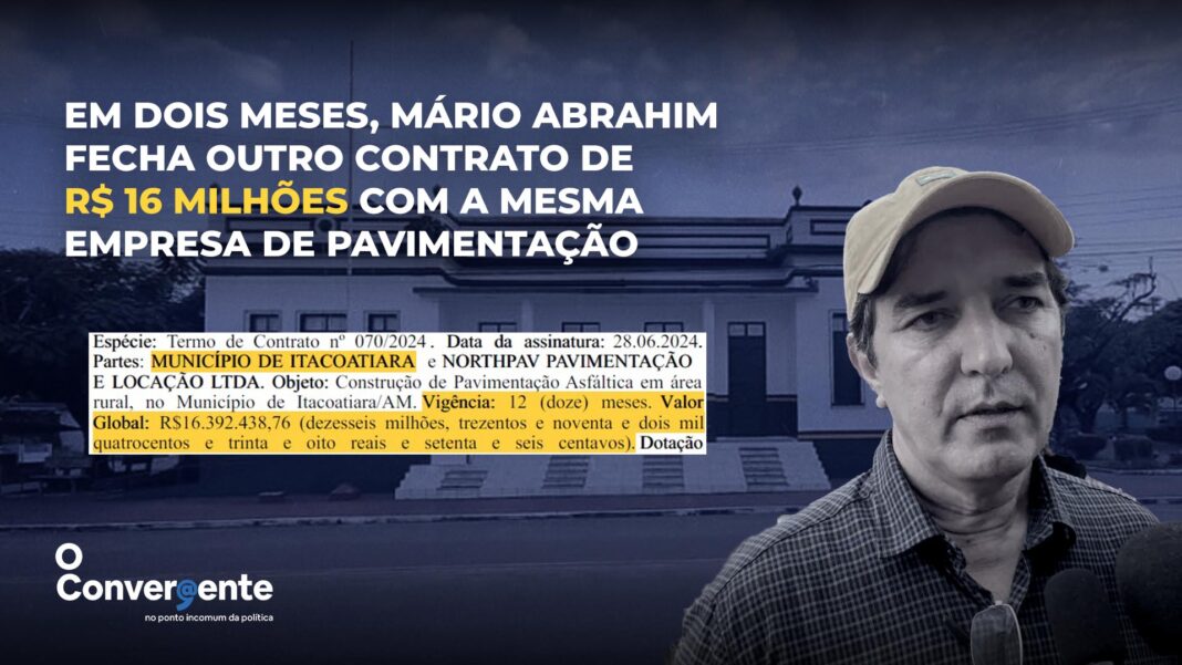 Serviços, Prefeito, Itacoatiara, Contrato, Pavimentação,