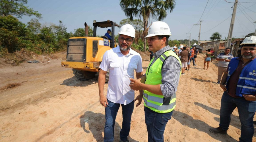 Obras,AsfaltaAmazonas, Tarumã,