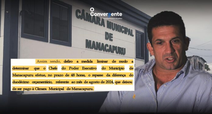 capa beto Beto D'Ângelo, Justiça, Duodécimo, Câmara, Manacapuru,