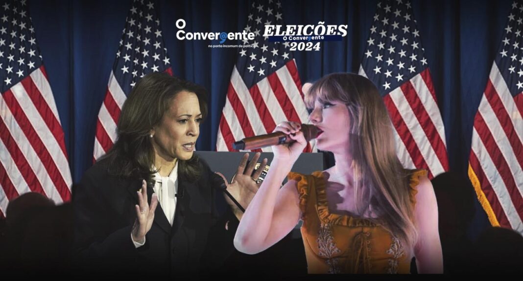 Há menos de um mês para as Eleições Presidenciais dos Estados Unidos, Taylor Swift declarou apoio a campanha de Kamala Harris, na última quarta-feira (11), após o primeiro debate entre a democrata e Donald Trump. A nota oficial foi publicada nas redes sociais da artista.