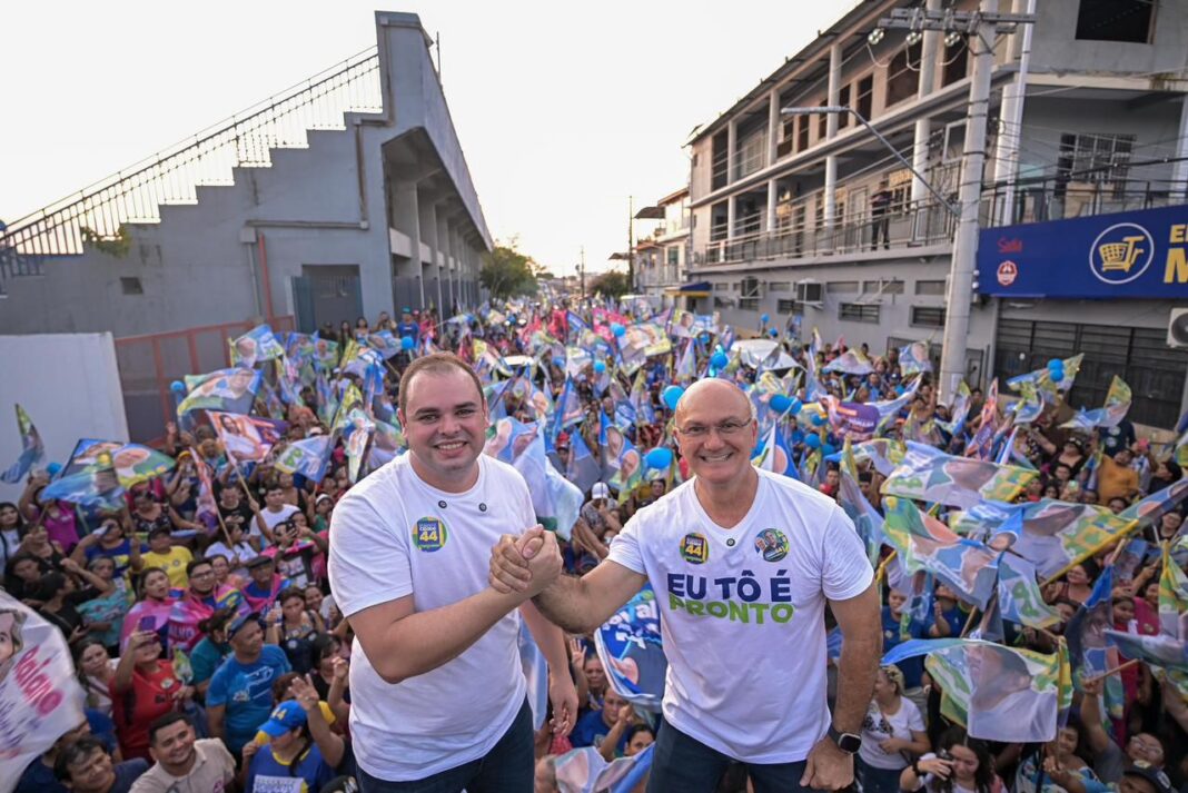 A campanha de Roberto Cidade (União Brasil), candidato à Prefeitura de Manaus, programa três grandes eventos para encerrar o primeiro turno das eleições neste sábado (5). Ao lado de Coronel Menezes (PP) e de apoiadores, Cidade terá ações nas ruas durante todo o dia, com o objetivo de percorrer vários bairros da capital.