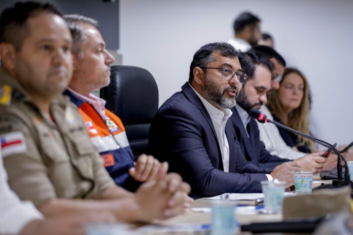 Governador Wilson Lima apresenta ações para enfrentamento à estiagem e faz balanço da Operação Cheia 2025 3_foto Alex Pazuello Secom