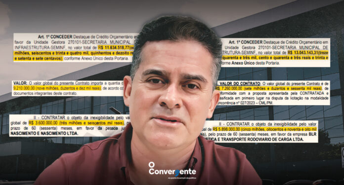 Quase R$ 50 milhões em contratos são firmados pela Prefeitura de Manaus em um único dia