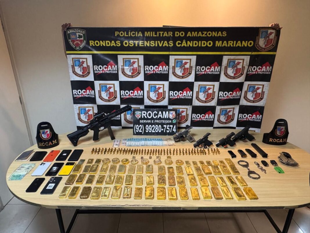 Policiais do AM são presos em operação que apreendeu cerca de R$ 33 milhões barras de ouro em Manaus